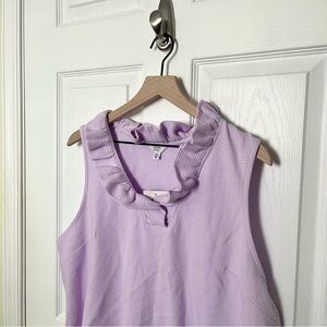 ✧･ﾟnwt crown and ivy lavender sleeveless top